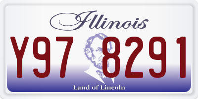 IL license plate Y978291