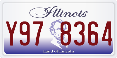 IL license plate Y978364