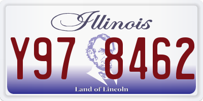 IL license plate Y978462