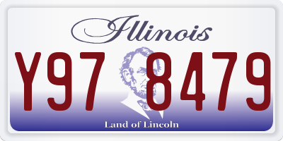 IL license plate Y978479
