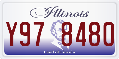 IL license plate Y978480