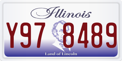 IL license plate Y978489
