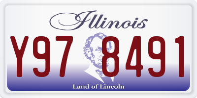 IL license plate Y978491
