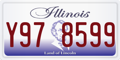 IL license plate Y978599