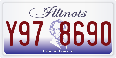 IL license plate Y978690