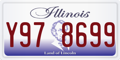 IL license plate Y978699