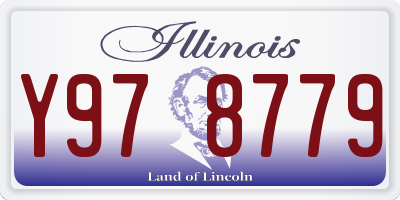 IL license plate Y978779