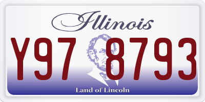 IL license plate Y978793