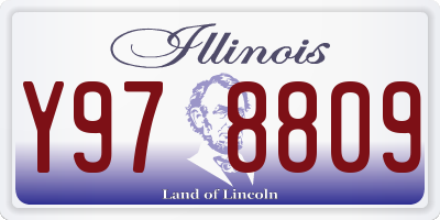 IL license plate Y978809