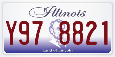 IL license plate Y978821