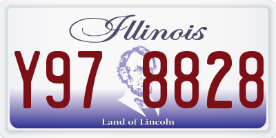 IL license plate Y978828