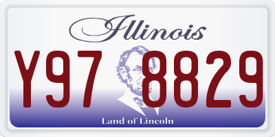 IL license plate Y978829