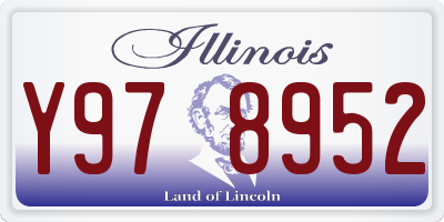 IL license plate Y978952