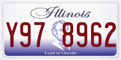 IL license plate Y978962
