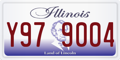 IL license plate Y979004