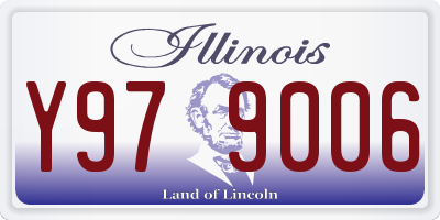 IL license plate Y979006