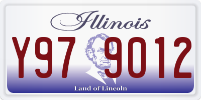 IL license plate Y979012
