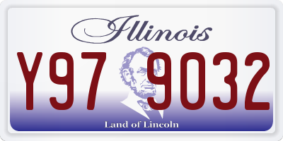 IL license plate Y979032