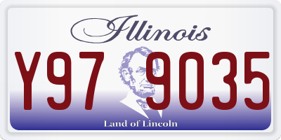 IL license plate Y979035