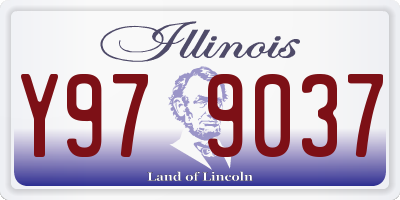 IL license plate Y979037