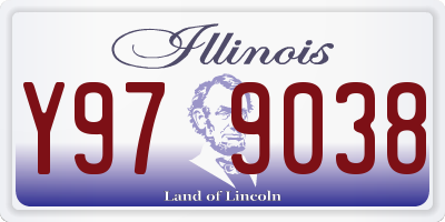 IL license plate Y979038