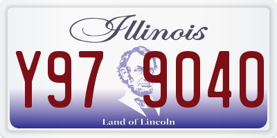 IL license plate Y979040