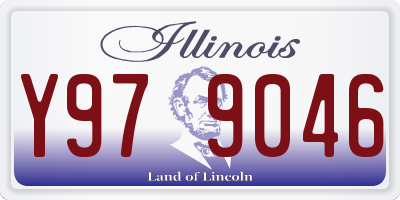 IL license plate Y979046