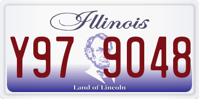 IL license plate Y979048