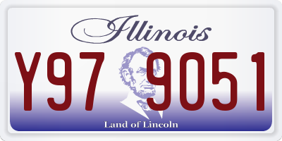 IL license plate Y979051