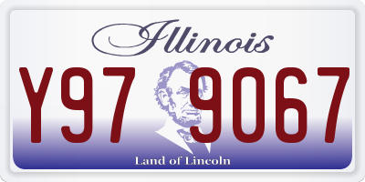 IL license plate Y979067