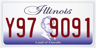 IL license plate Y979091