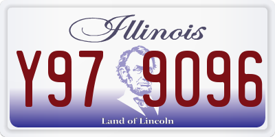 IL license plate Y979096