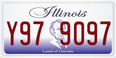 IL license plate Y979097