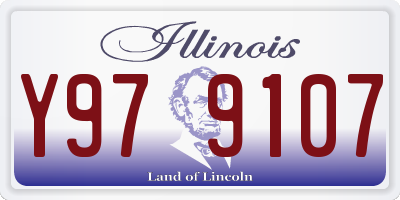 IL license plate Y979107