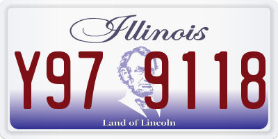 IL license plate Y979118