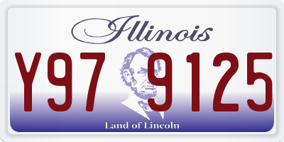 IL license plate Y979125