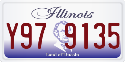 IL license plate Y979135