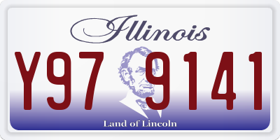 IL license plate Y979141