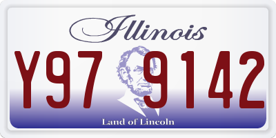 IL license plate Y979142
