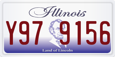 IL license plate Y979156