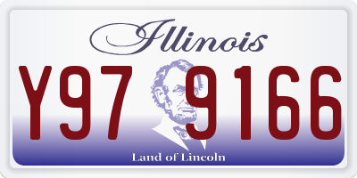 IL license plate Y979166