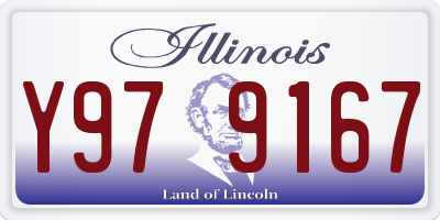 IL license plate Y979167