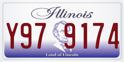 IL license plate Y979174