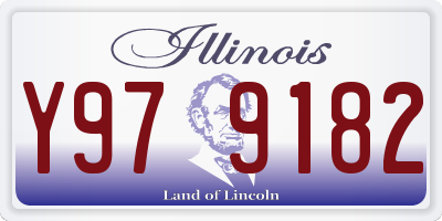 IL license plate Y979182