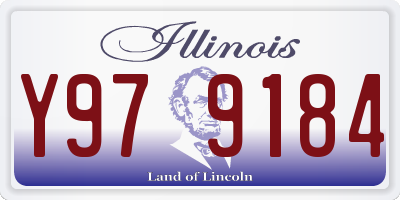 IL license plate Y979184