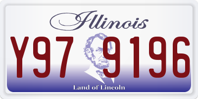 IL license plate Y979196