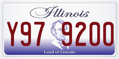 IL license plate Y979200
