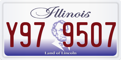 IL license plate Y979507