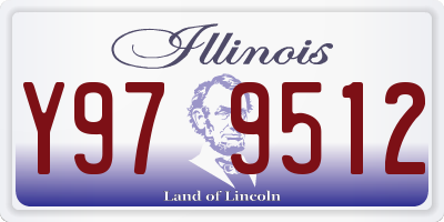 IL license plate Y979512