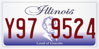 IL license plate Y979524